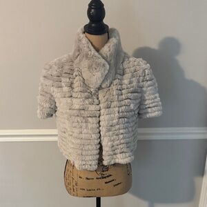 Chic gray Teddy Jacket